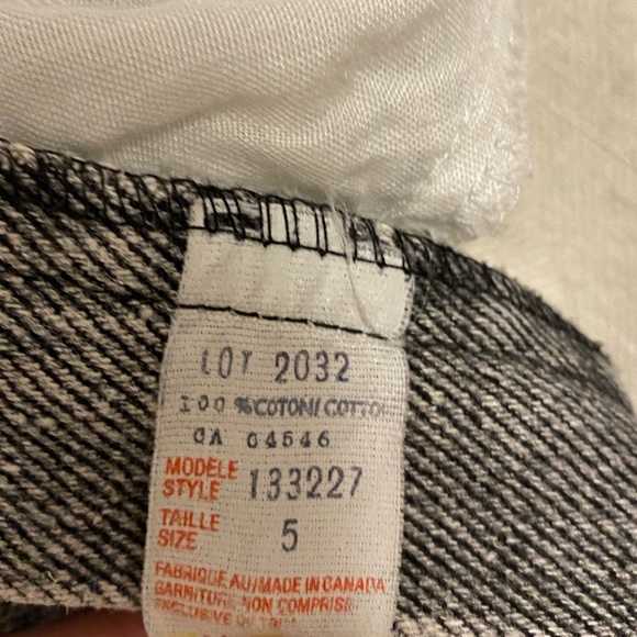 light gray denim 100% cotton vintage midi skirt - Picture 5 of 5